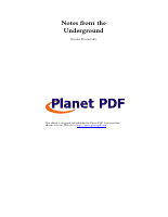 Notes from the Underground.pdf